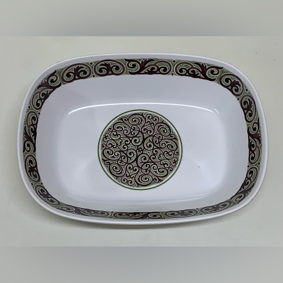 1970s Vtg Discontinued NORITAKE Japan Progression Ole Vegetable Serving Bowl - Picture 3 of 13